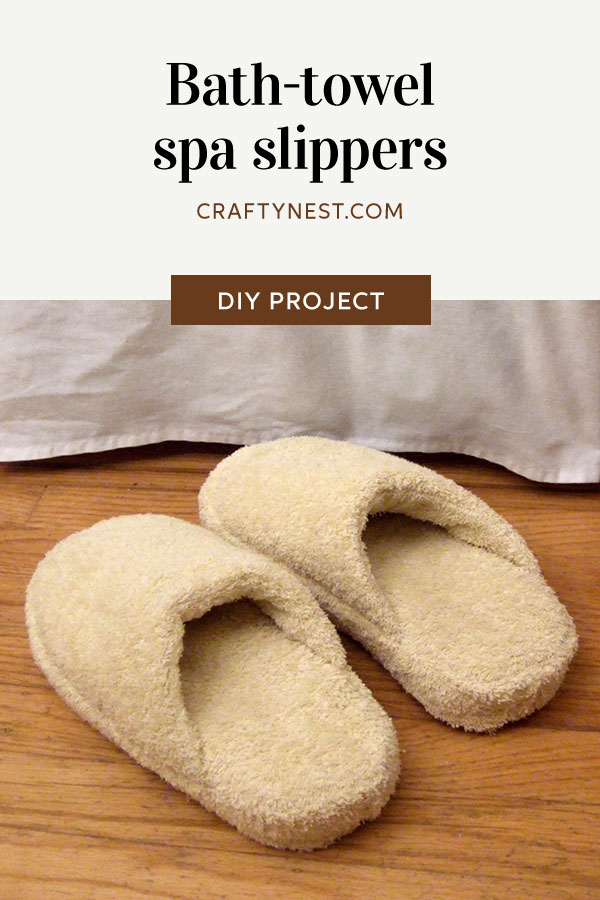 washable towelling slippers